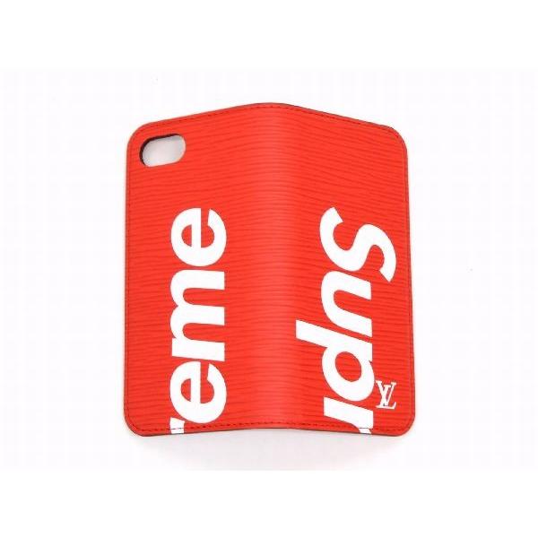 本物 Lv Louis Vuitton Supreme M エピ レザー Iphone 7 フォリオ 手帳型 ケース カバー 赤 白 レッド ホワイト 17年7月購入 新品 中古 株式会社hirakoba 通販 Yahoo ショッピング