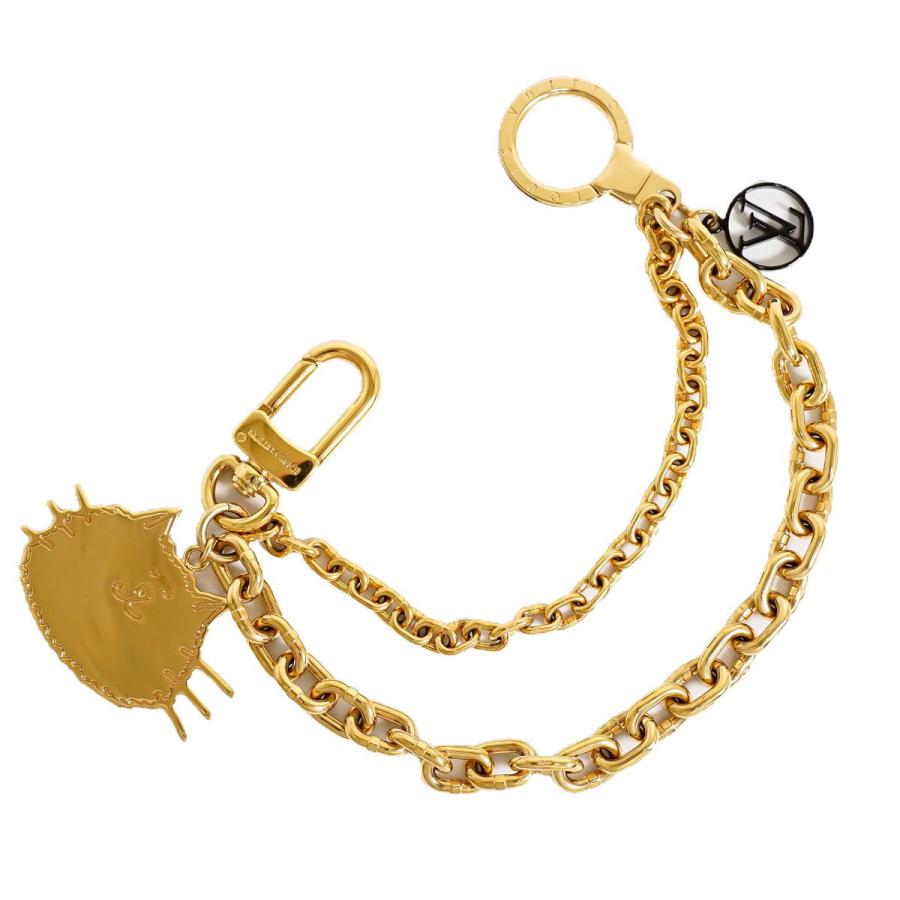 本物 ルイヴィトン LOUIS VUITTON LV ポルトクレシェンヌ キャット  