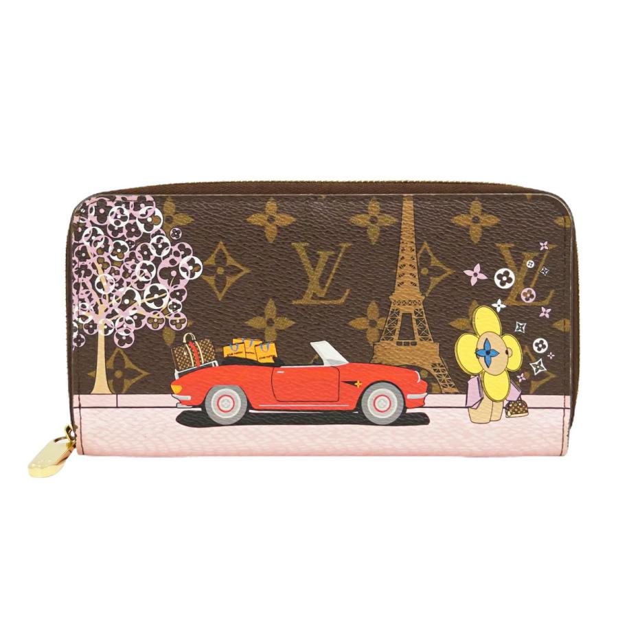 本物 ルイヴィトン LOUIS VUITTON LV ジッピーウォレット モノグラム 