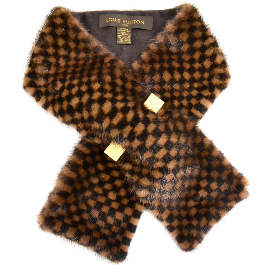 LOUIS VUITTON (ルイ・ヴィトン) ヴィヴィエンヌマフラー カシミヤ混