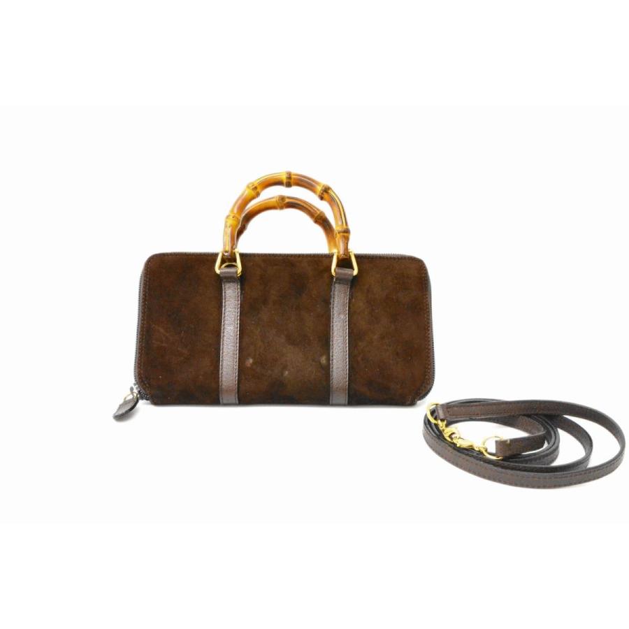 バンブー 本物 GUCCI グッチ 039・1998・0700 2WAY 斜め掛け 