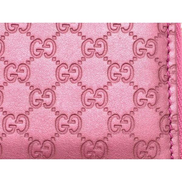 本物 GUCCI グッチ 255452 GG柄 マイクログッチシマ レザー 革 