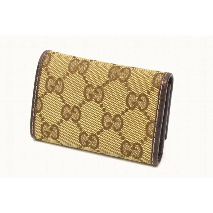 本物 GUCCI グッチ 162770 シェリーライン GGキャンバス リボン 