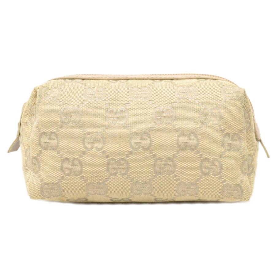 本物 グッチ GUCCI GGキャンバス ポーチ コスメポーチ 化粧ポーチ 