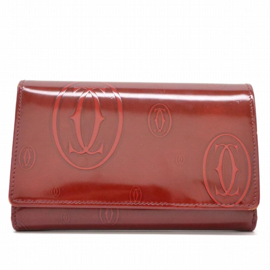 Cartier(カルティエ) 長財布 ハッピーバースデー レッド