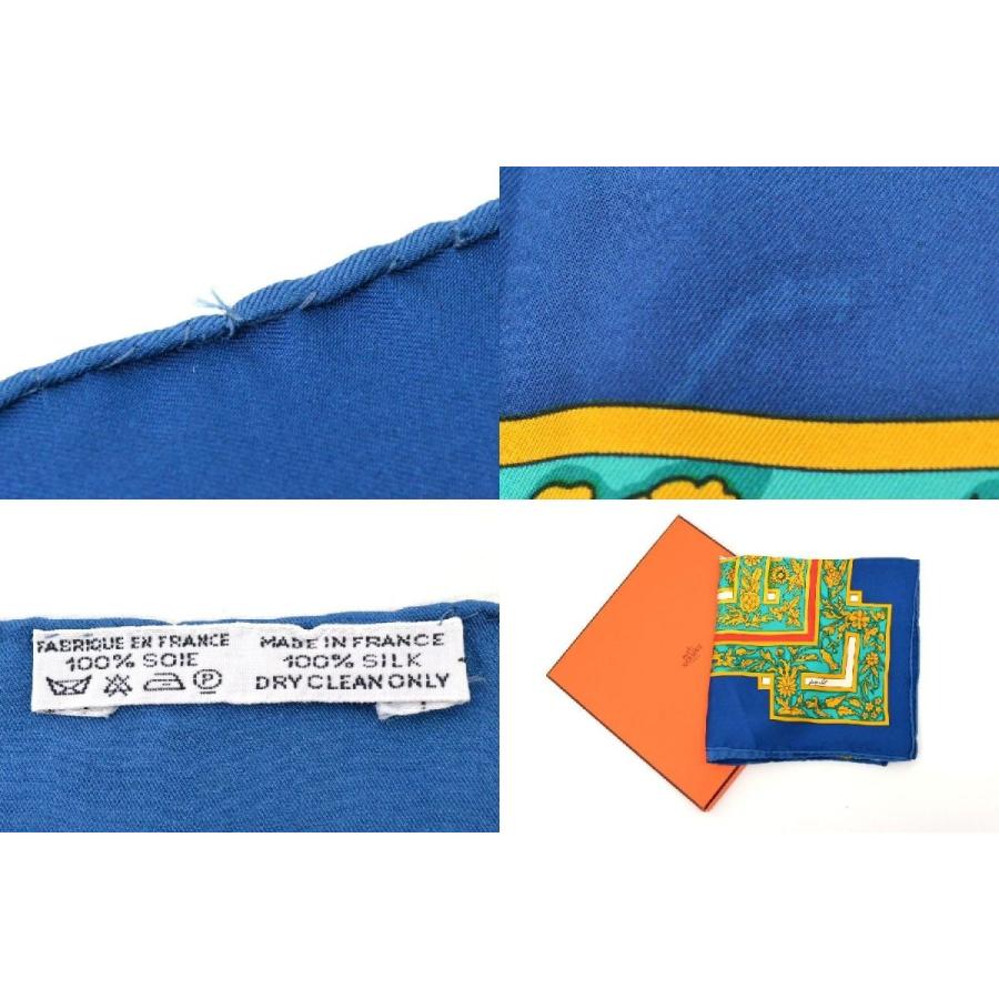 本物 HERMES エルメス スカーフカレ 90 joyaux de L'ETE 夏の 本物 HERMES エルメス スカーフカレ 90 joyaux de L'ETE 夏の