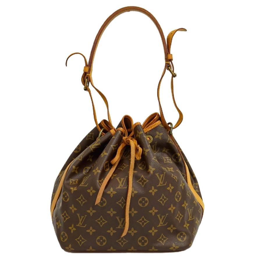 本物 ルイヴィトン LOUIS VUITTON LV プチノエ モノグラム ショルダー 
