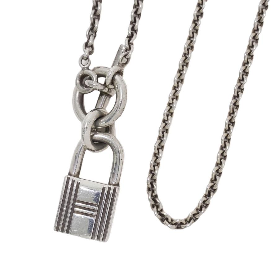 本物 エルメス HERMES ケリー カデナ パドロック モチーフ ネックレス 