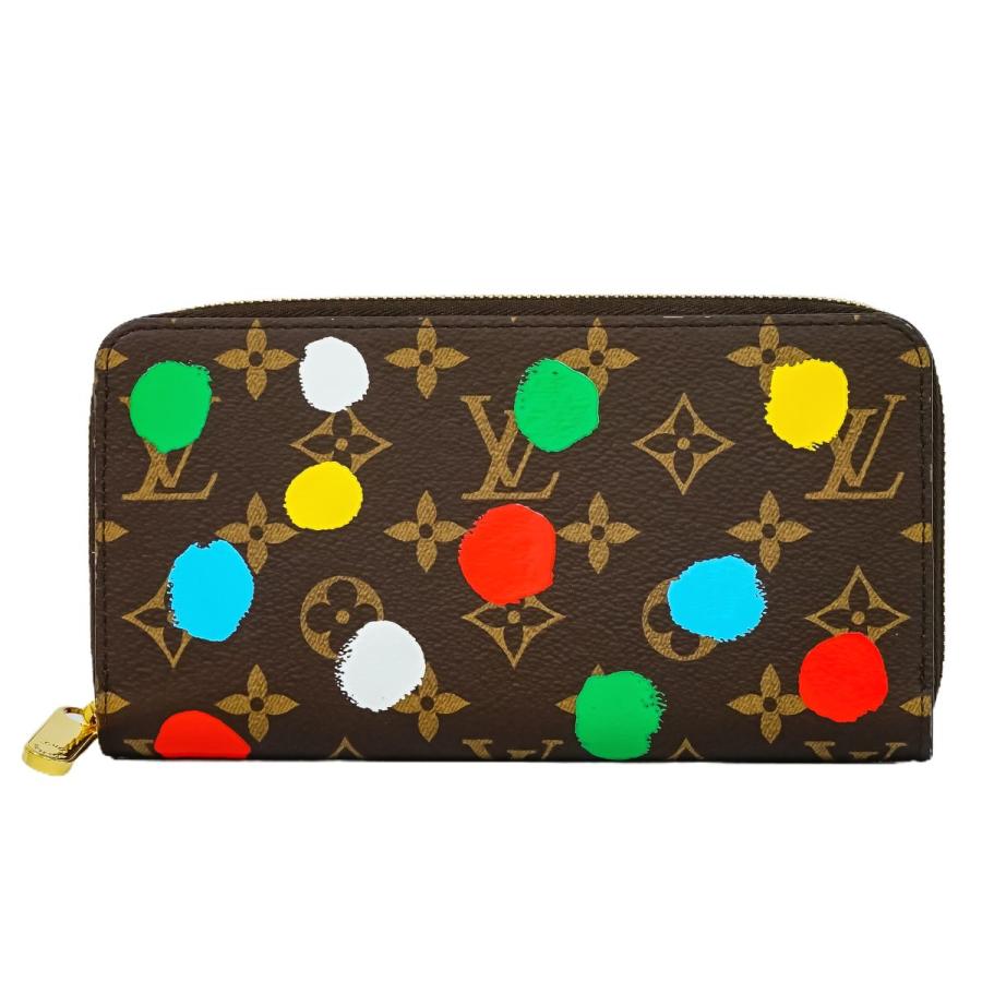 本物 ルイヴィトン LOUIS VUITTON LV × YK ジッピーウォレット 