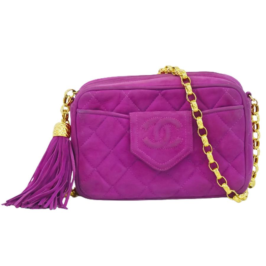 本物 シャネル CHANEL ココマーク タッセル チェーン ショルダーバッグ 