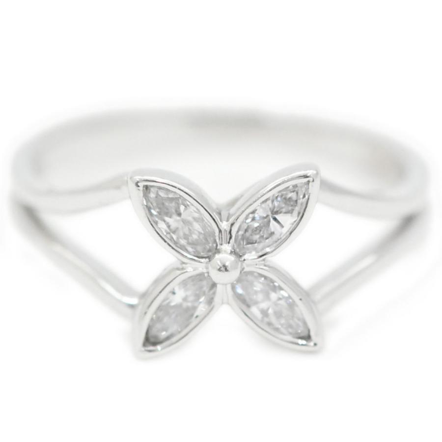 本物 ティファニー TIFFANY & Co. ビクトリア フラワー モチーフ 