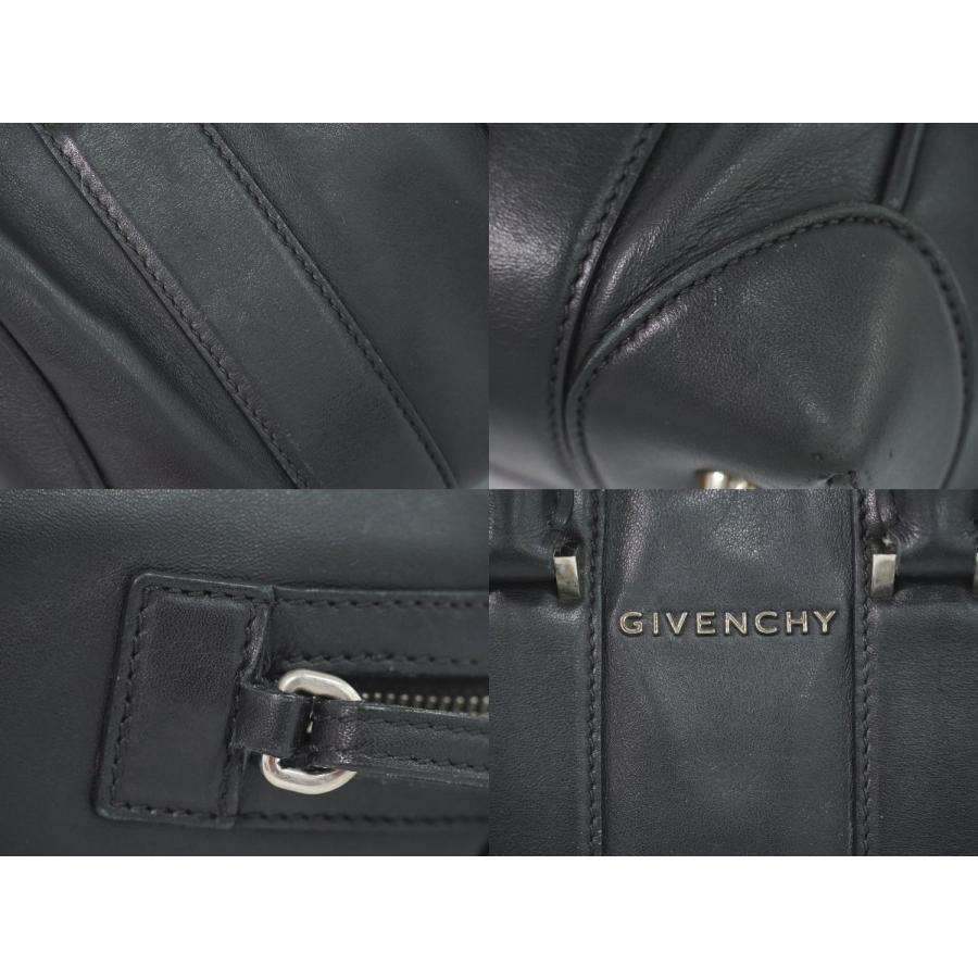 本物 ジバンシィ GIVENCHY 2WAY ルクレツィア ショルダーバッグ ポシェット レザー ブラック｜y-shopping-hirakoba｜04