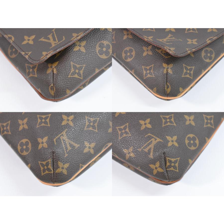 本物 ルイヴィトン LOUIS VUITTON LV ミュゼットタンゴ ショート モノグラム ショルダーバッグ ブラウン M51257｜y-shopping-hirakoba｜07