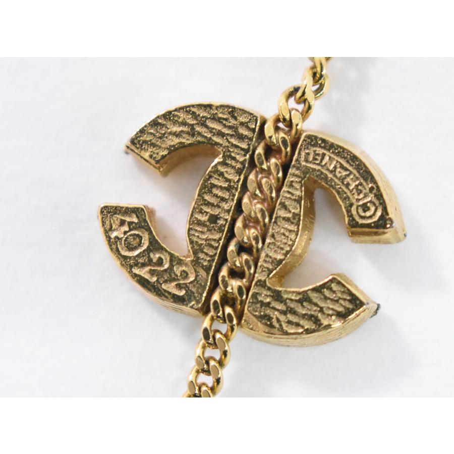 シャネル ココマーク ブレスレット　GP×ラインストーン ゴールド CHANEL - シャネル CHANEL ブレスレット ココマーク 2022年製