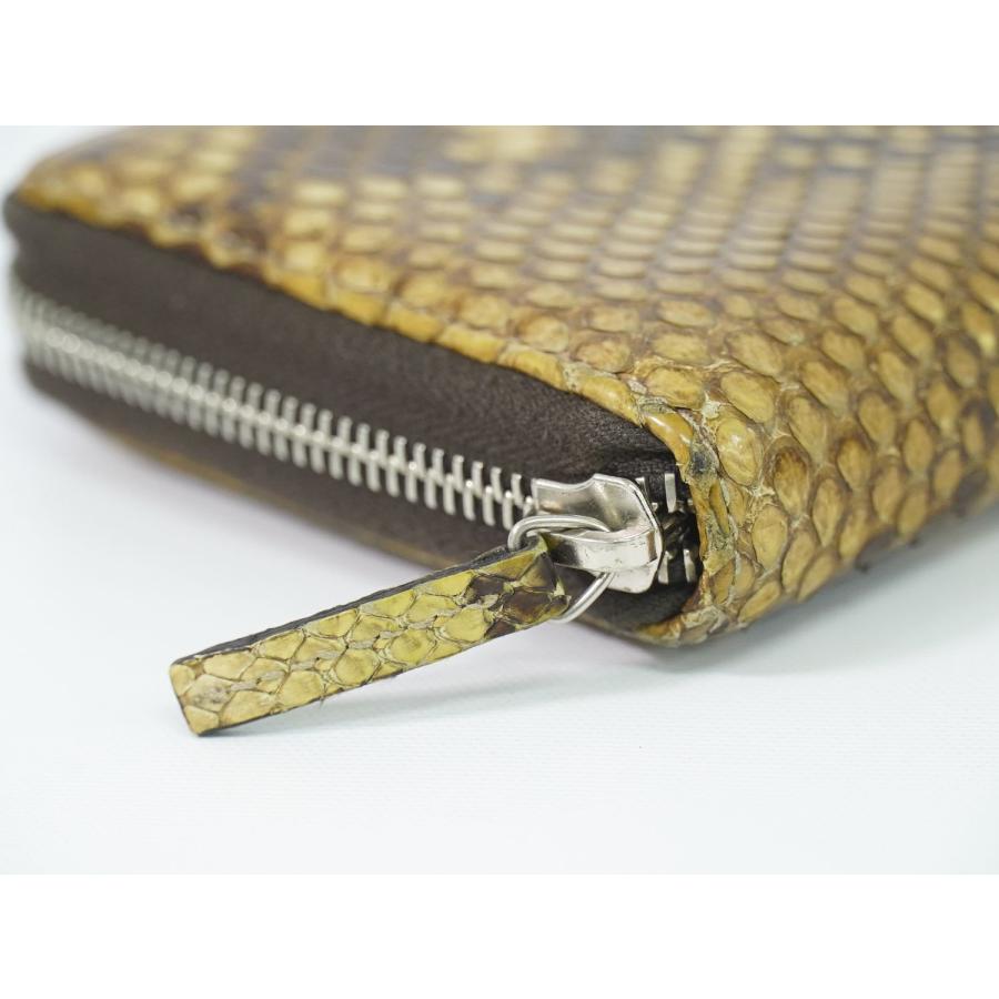 GUCCI 本物 グッチ パイソン レザー ラウンドファスナー 長財布 GUCCI 本物 グッチ パイソン レザー ラウンドファスナー 長財布