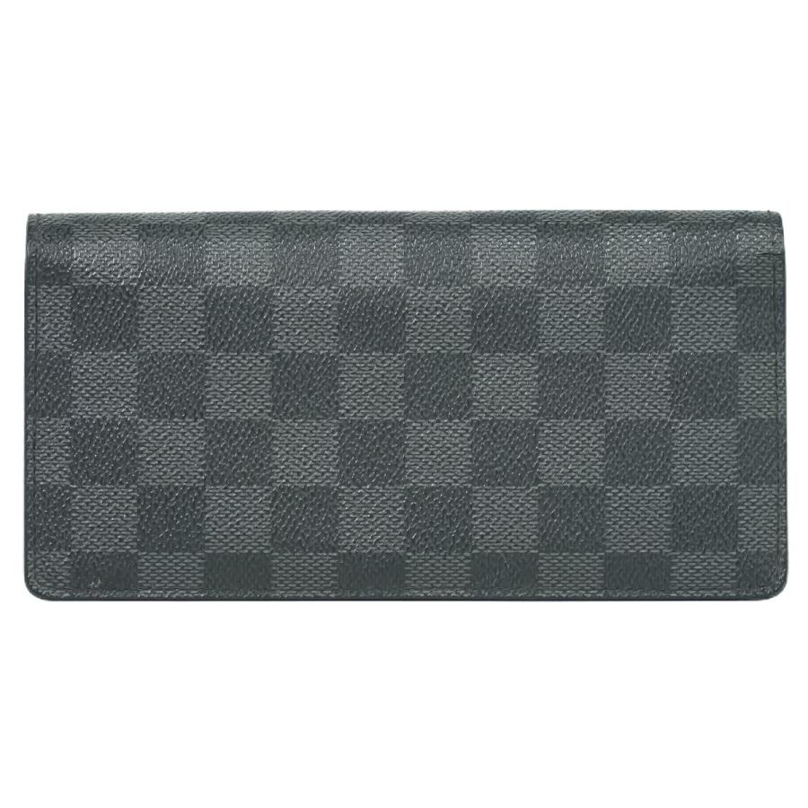 LOUIS VUITTON 本物 ルイヴィトン LV ポルトフォイユ ブラザ ダミエ 