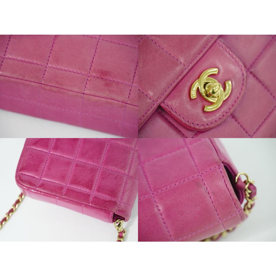 CHANEL 本物 シャネル チョコバー チェーン ショルダーバッグ CHANEL 本物 シャネル チョコバー チェーン ショルダーバッグ