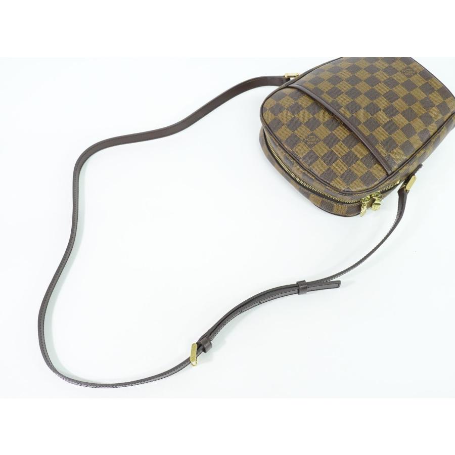 ルイヴィトン　イパネマPM　ダミエ　エベヌ　ショルダーバッグ LOUIS VUITTON 本物 ルイヴィトン LV イパネマ PM ダミエ エベヌ