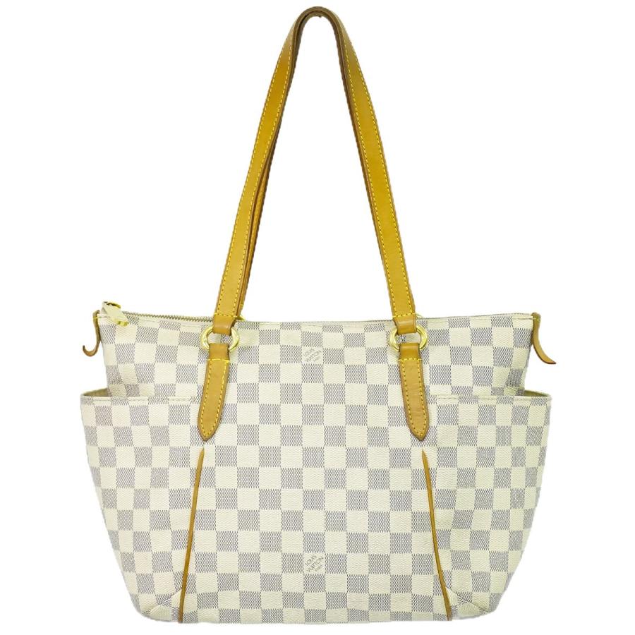 本物 ルイヴィトン LOUIS VUITTON LV トータリー PM ダミエ アズール 