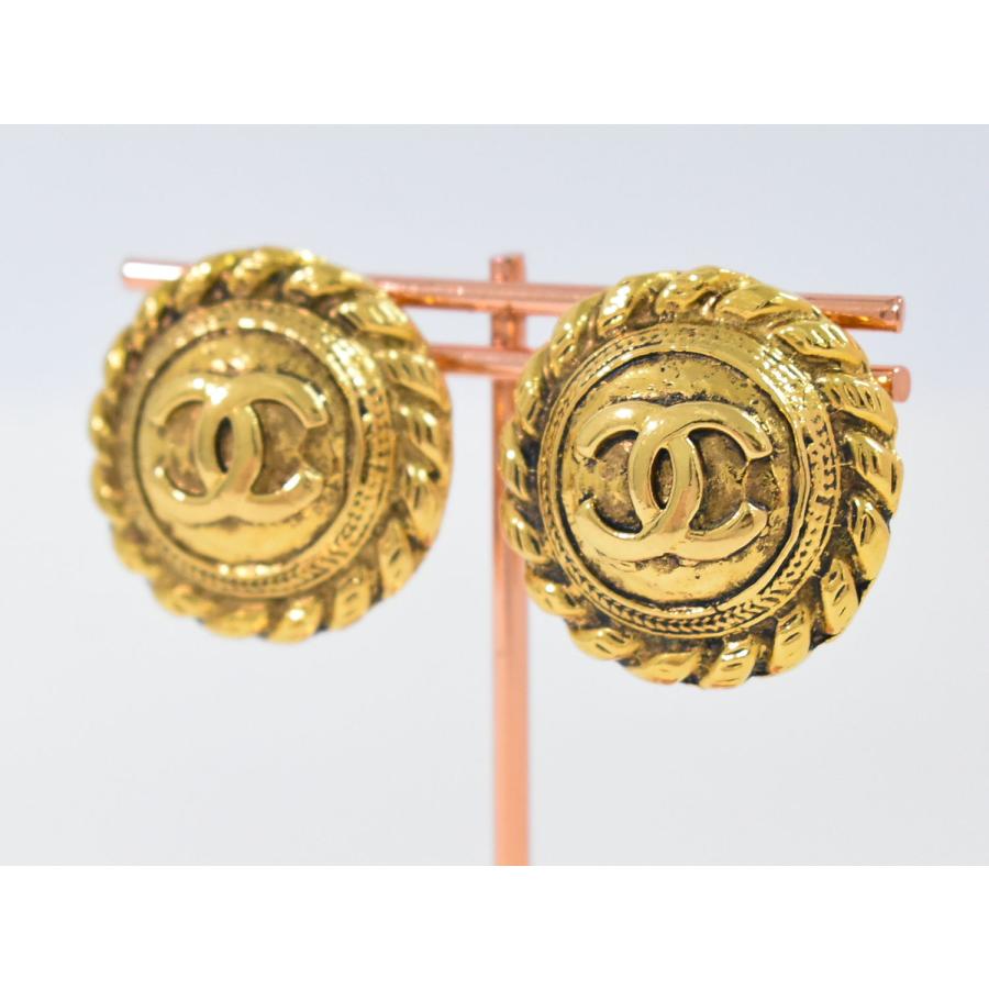CHANEL（シャネル） 本物 ココマーク イヤリング GP ゴールド メッキ 