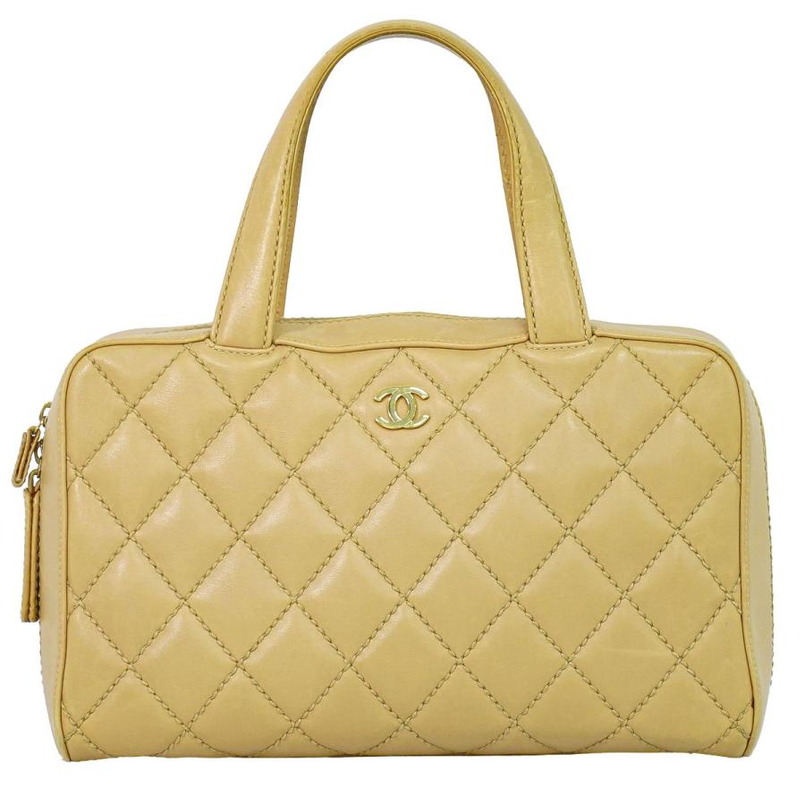 CHANEL（シャネル） 本物 ワイルドステッチ ココマーク ハンドバッグ 