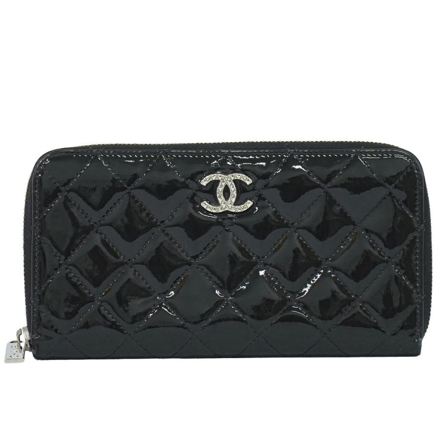 CHANEL（シャネル） 本物 ココマーク マトラッセ ラウンドジップ 長