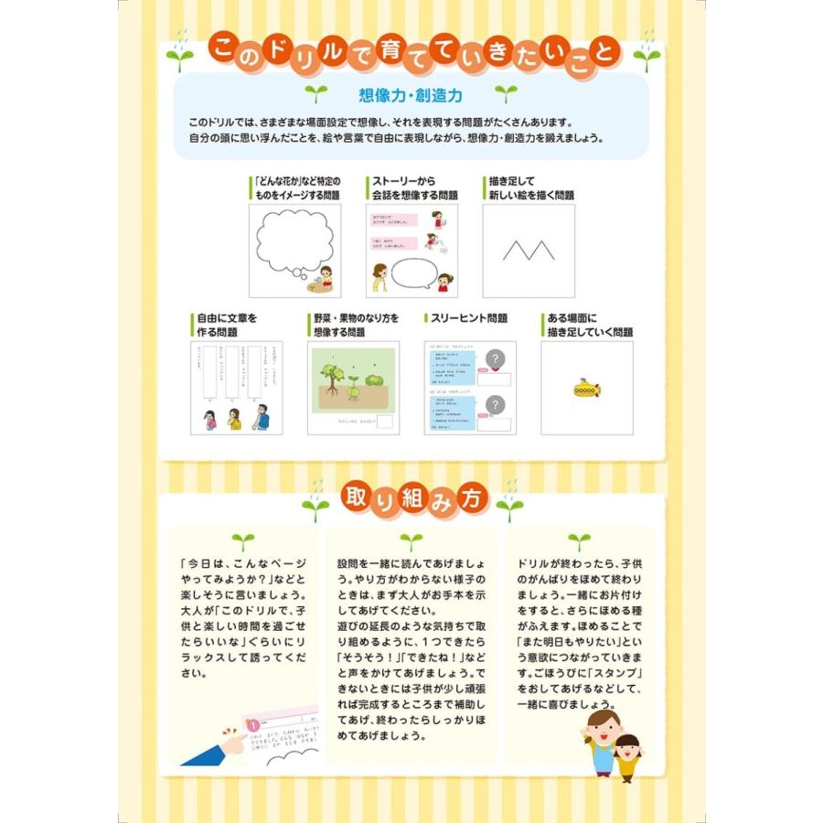 七田式・知力ドリル 5歳 6歳 そうぞう プリント 子供 幼児 知育 教育