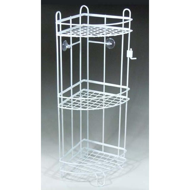 バスコーナー ラック ３段 シャンプーラック バスラック コーティング 浴室 石鹸ラック 収納 日本製