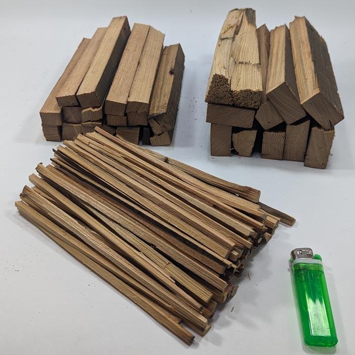 薪ストーブキャンプ広葉樹 薪割済、ニセアカシア 割りたて⑤ 薪のみ