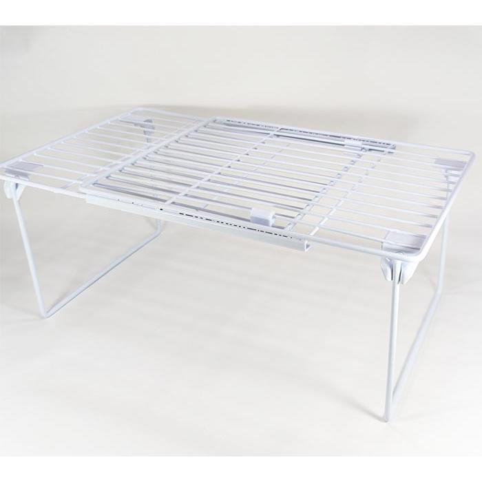 シミズ スライド スペースラック 棚 コの字ラック 幅伸縮 脚折れ式