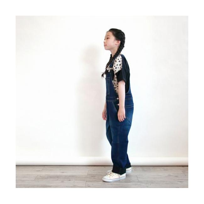 オーバーオール デニム ジーンズ デニムパンツ ジーパン サロペット オールインワン 子供 男の子 女の子 キッズ 100 110 1 130 140 150 160 メール便送料無料 Sf C53 こども服のsir サー 通販 Yahoo ショッピング