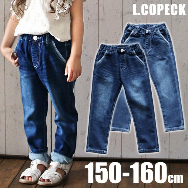 ジュニア ズボン 女の子 デニムパンツ キッズ ウエスト ゴム ニットデニム デニムキッズ デニム レース ジーパン キッズ 子供服 女の子 デニム メール便送料無料 Sf C7033s こども服のsir サー 通販 Yahoo ショッピング