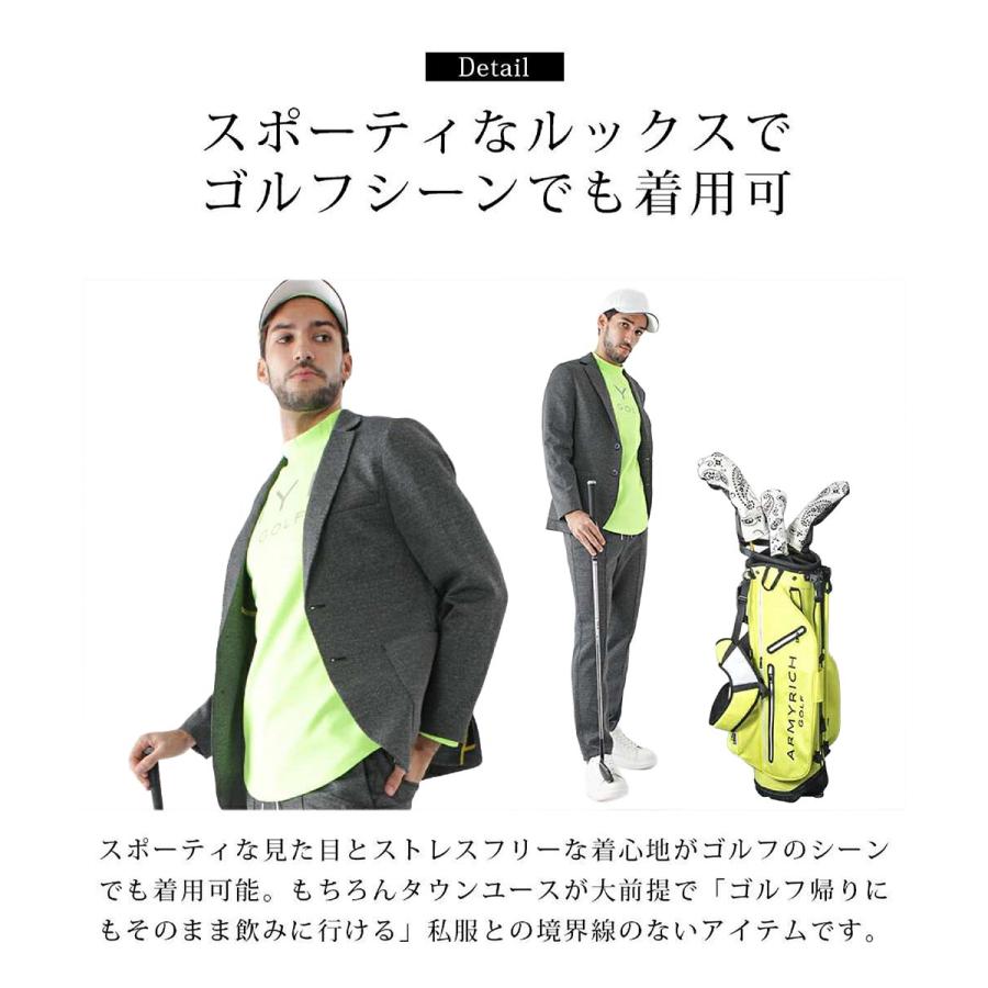 ARMYRICH 快適ストレッチメッシュ素材 Feelloose 2Bテーラードスーツ