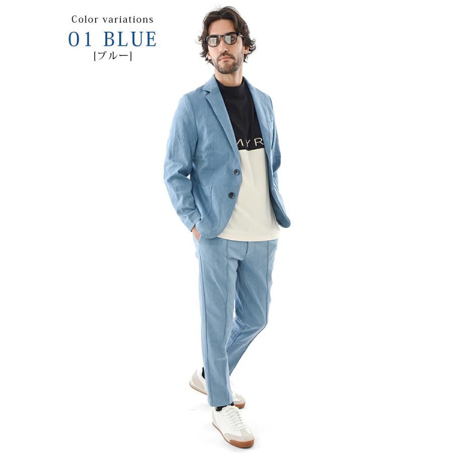 デニム セットアップ メンズ 春服 春夏 カジュアルスーツ デニム セットアップ メンズ 春服 春夏 カジュアルスーツ