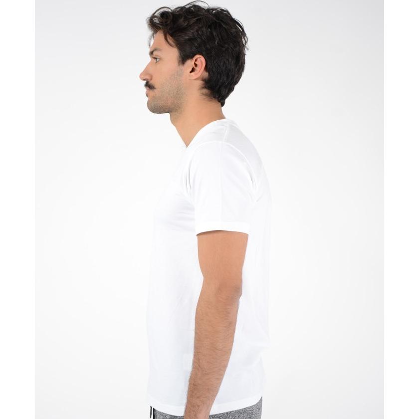 Tシャツ メンズ 春夏 春服 無地 ストレッチ スパンデックス 伸びる 半袖 スポーティー Vネック 大きいサイズ ホワイト ブラック ネイビー M Xl Cbs 859 Slowgan 通販 Yahoo ショッピング