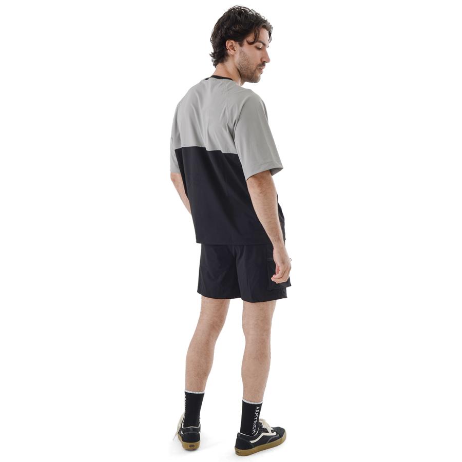 セットアップ メンズ 春夏 夏服 ナイロン 半袖 ハーフパンツ ショート