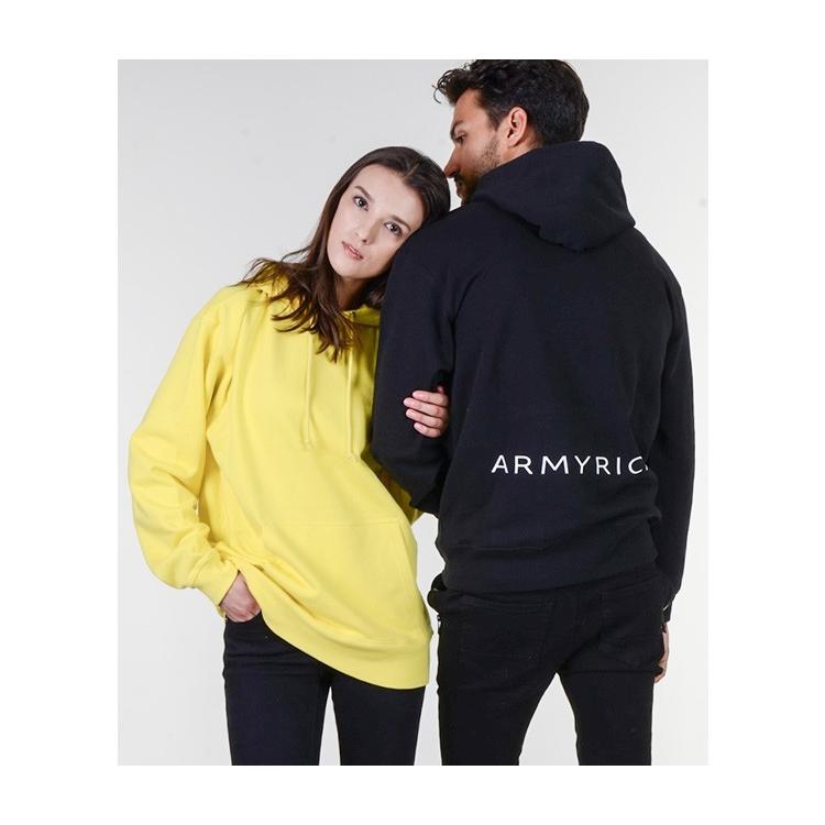 パーカー メンズ Armyrich アーミーリッチ 春 春服 プルオーバー スポーティー バックプリント 綿100 韓国 ユニセックス ナチュラル イエロー ブラック Cbz Slowgan 通販 Yahoo ショッピング