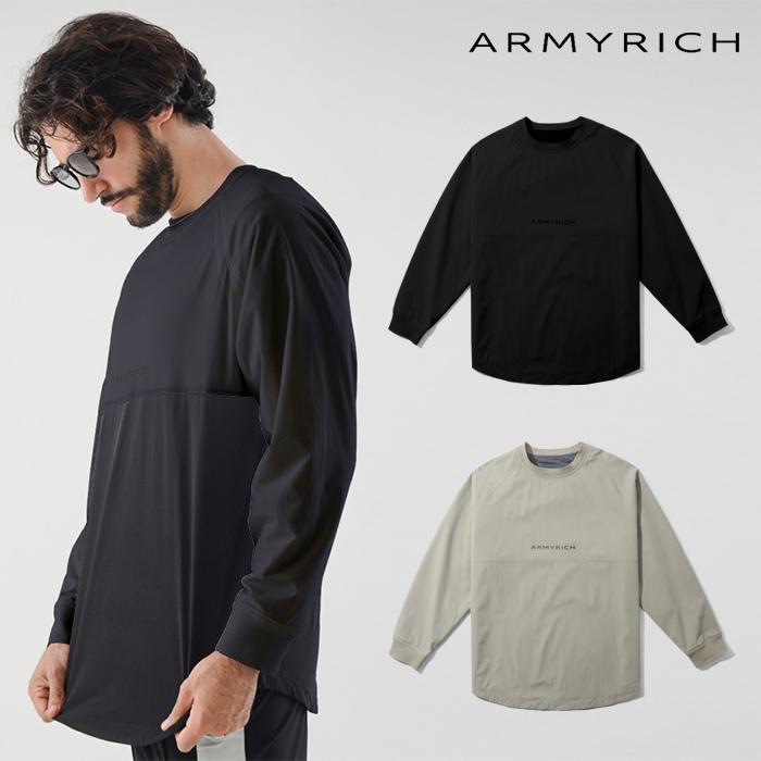 ロンT メンズ 春服 ナイロン トレーナー 長袖 ストレッチ スポーティ