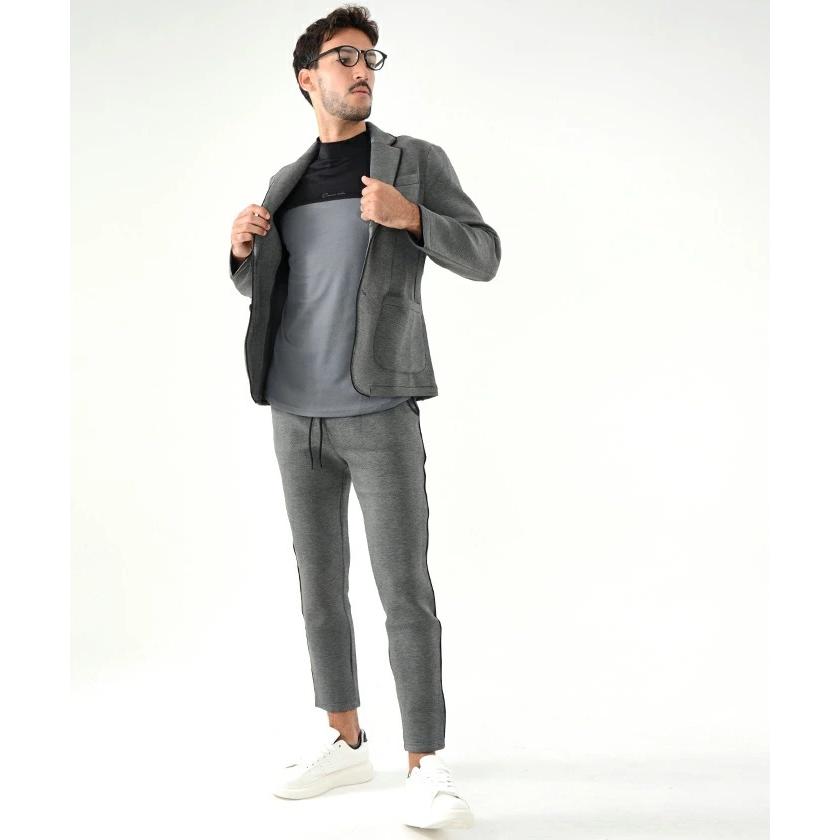 札幌から発送 ラスイチ セットアップ メンズ 冬服 秋冬 ブランド ボンディング ジャケット テーラード カジュアルスーツ スーツ上下 ストレッチ Cdjs 8 Slowgan 通販 Yahoo ショッピング