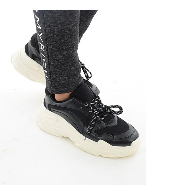 スニーカー メンズ ダッドシューズ ダッドスニーカー 春 厚底 白スニ ホワイト 26 0cm 27 5cm Cle 461 10 Slowgan 通販 Yahoo ショッピング