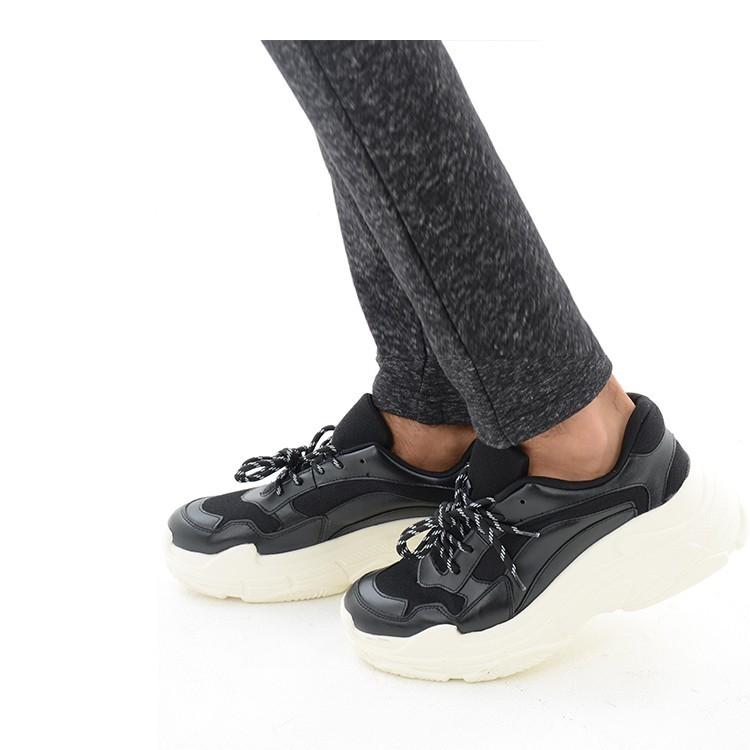 スニーカー メンズ ダッドシューズ ダッドスニーカー 春 厚底 白スニ ホワイト 26 0cm 27 5cm Cle 461 10 Slowgan 通販 Yahoo ショッピング