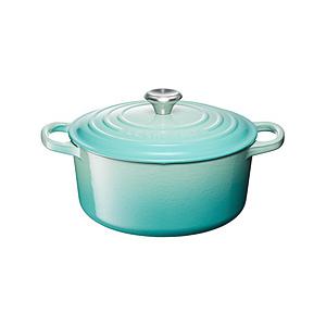 LECREUSET シグニチャー ココット・ロンド 20cm  クールミント 21177204962430｜y-sofmap