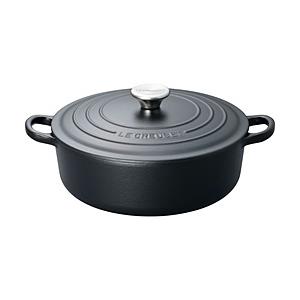 LECREUSET シグニチャー ココット・ジャポネーズ 24cm マットブラック  マットブラック 21179240000430 | 