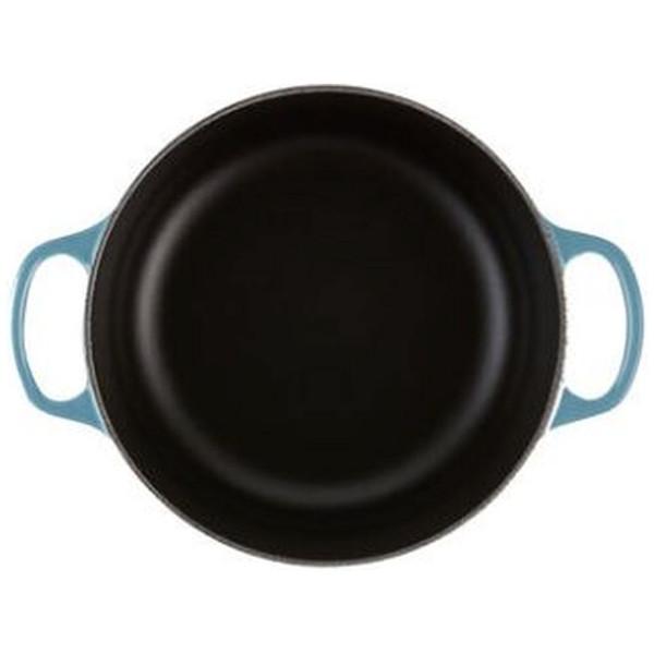 LECREUSET シグニチャー ココット・ロンド 20cm  マリンブルー（中黒） 21177205360430｜y-sofmap｜03