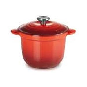 LECREUSET ココット・エブリィ 18（シルバーツマミ）  チェリーレッド  ［IH対応］ | 
