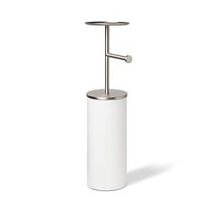 UMBRA ポータル― トイレットペーパースタンド  ホワイト/ニッケル 21012487670 | 