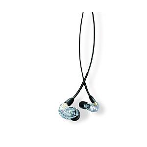 SHURE(シュア) イヤホン カナル型 【リモート+マイク搭載3.5mmプラグ対応ケーブル RMCE-UNIケーブル】 AONIC215 クリア SE215DYCL+UNI-A ［φ3.5mm ミニプラグ］ | SHURE