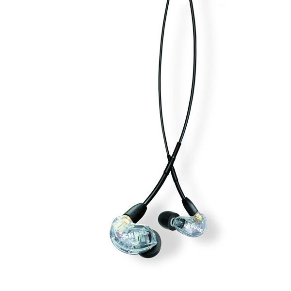 SHURE(シュア) イヤホン カナル型 【リモート+マイク搭載3.5mmプラグ対応ケーブル RMCE-UNIケーブル】 AONIC215 クリア SE215DYCL+UNI-A ［φ3.5mm ミニプラグ］ | SHURE | 01