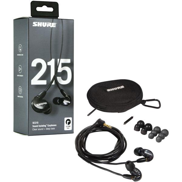 SHURE(シュア) イヤホン カナル型  トランスルーセントブラック SE215-K-A ［φ3.5mm ミニプラグ］ 【sof001】 [振込不可][代引不可] | SHURE | 02