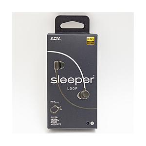 ADV. スリーピングイヤホン カナル型 Sleeper Loop Black ADVSLEEPL-BLKG | 